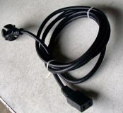 Neues Revox Netzkabel Power-Cord Anschlusskabel schwarz 2-polig