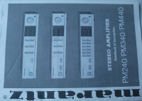 Bedienungsanleitung  Handbuch Owner`s Manual Marantz Verstrker PM 240 / PM 340 / PM 440