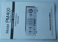 Bedienungsanleitung  Handbuch Owner`s Manual Marantz Verstrker PM 400 / PM 250 / PM 200