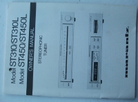 Bedienungsanleitung  Handbuch Owner`s Manual Marantz Tuner ST 310 / ST 450