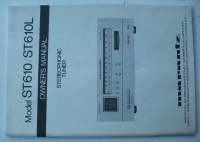 Bedienungsanleitung  Handbuch Owner`s Manual Marantz Tuner ST 610