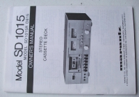 Bedienungsanleitung  Handbuch Owner`s Manual Marantz Tapedeck SD 1015