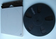 Revox Schuber mit schwarzer Kunststoff Bandspule 26,5 cm inkl. gebrauchtem Tonband